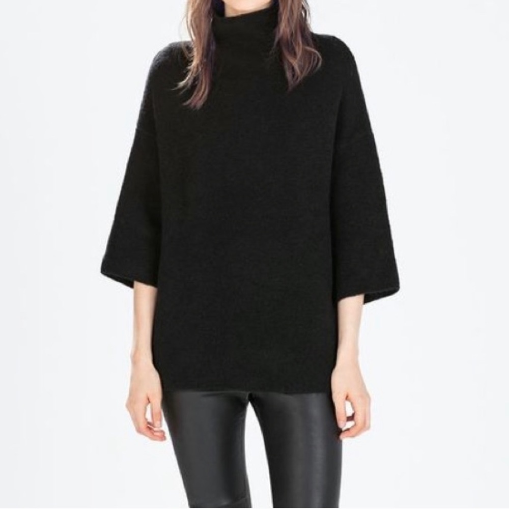 Zara black sweater size small